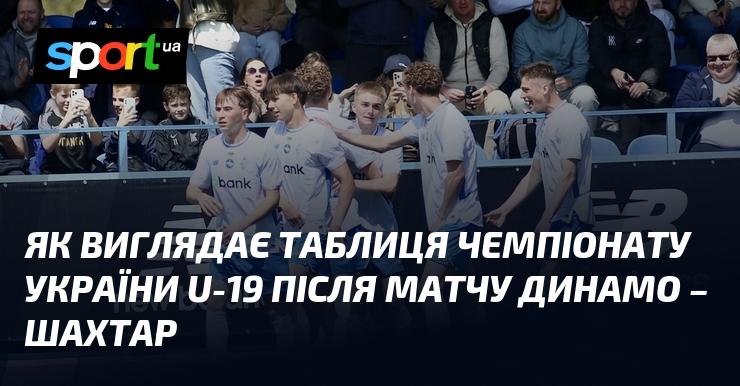 Як виглядає таблиця Чемпіонату України U-19 після матчу Динамо – …