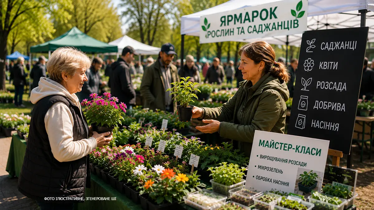 Масштабний ярмарок розсади та насіння відбудеться у Хмельницькому