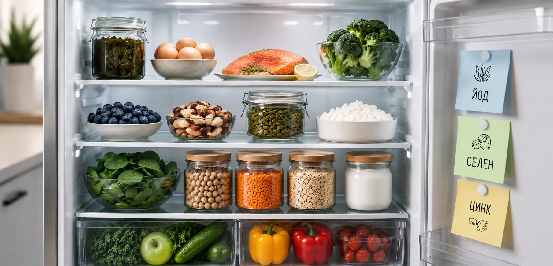 10 продуктів для здоров’я щитоподібної залози