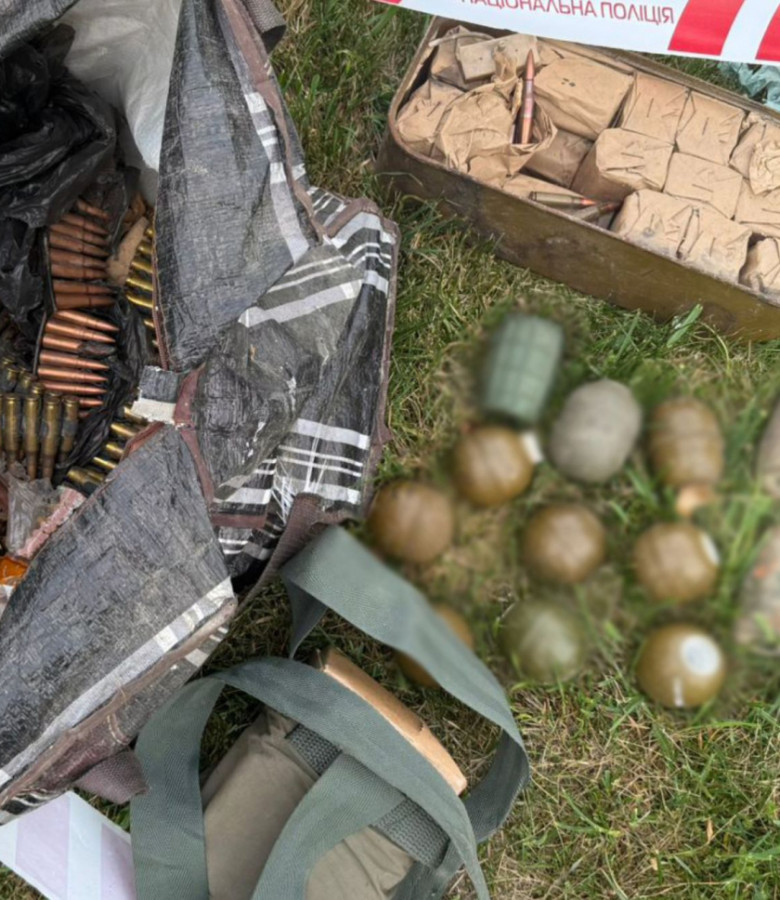 На Львівщині у чоловіка вилучили гранати та майже 1200 патронів