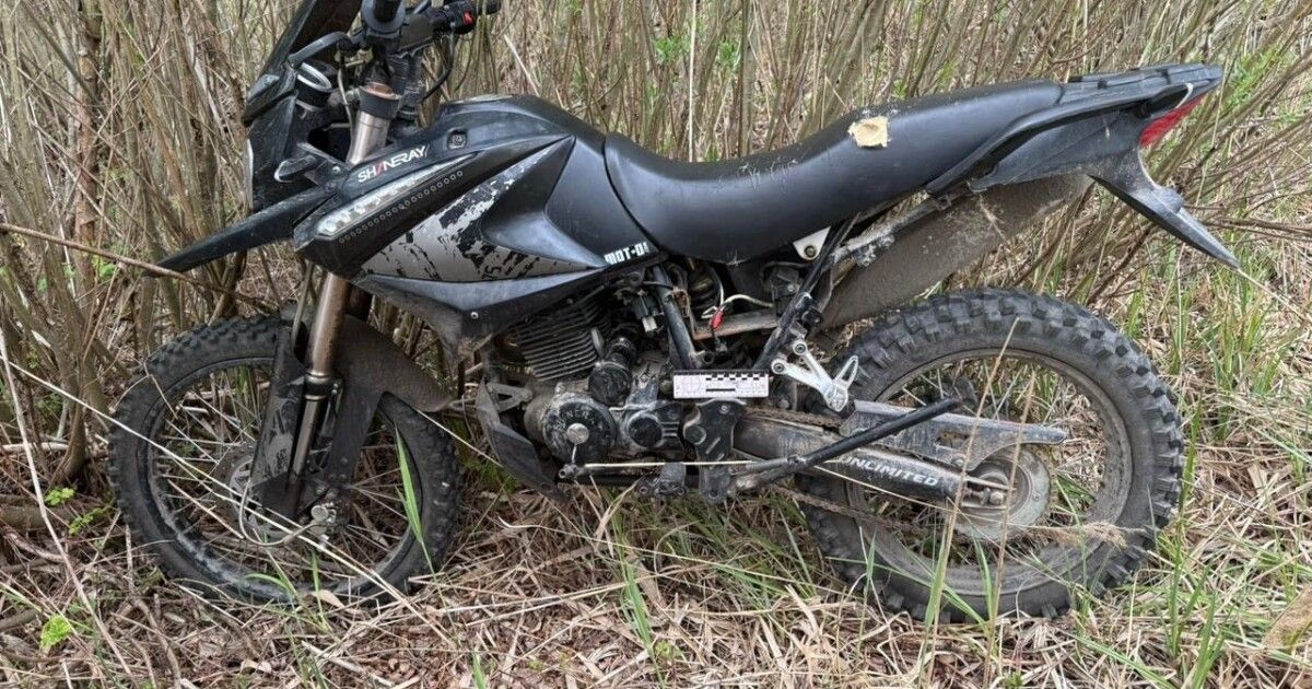 26-річний волинянин поцупив байк та влаштував схованку в хащах