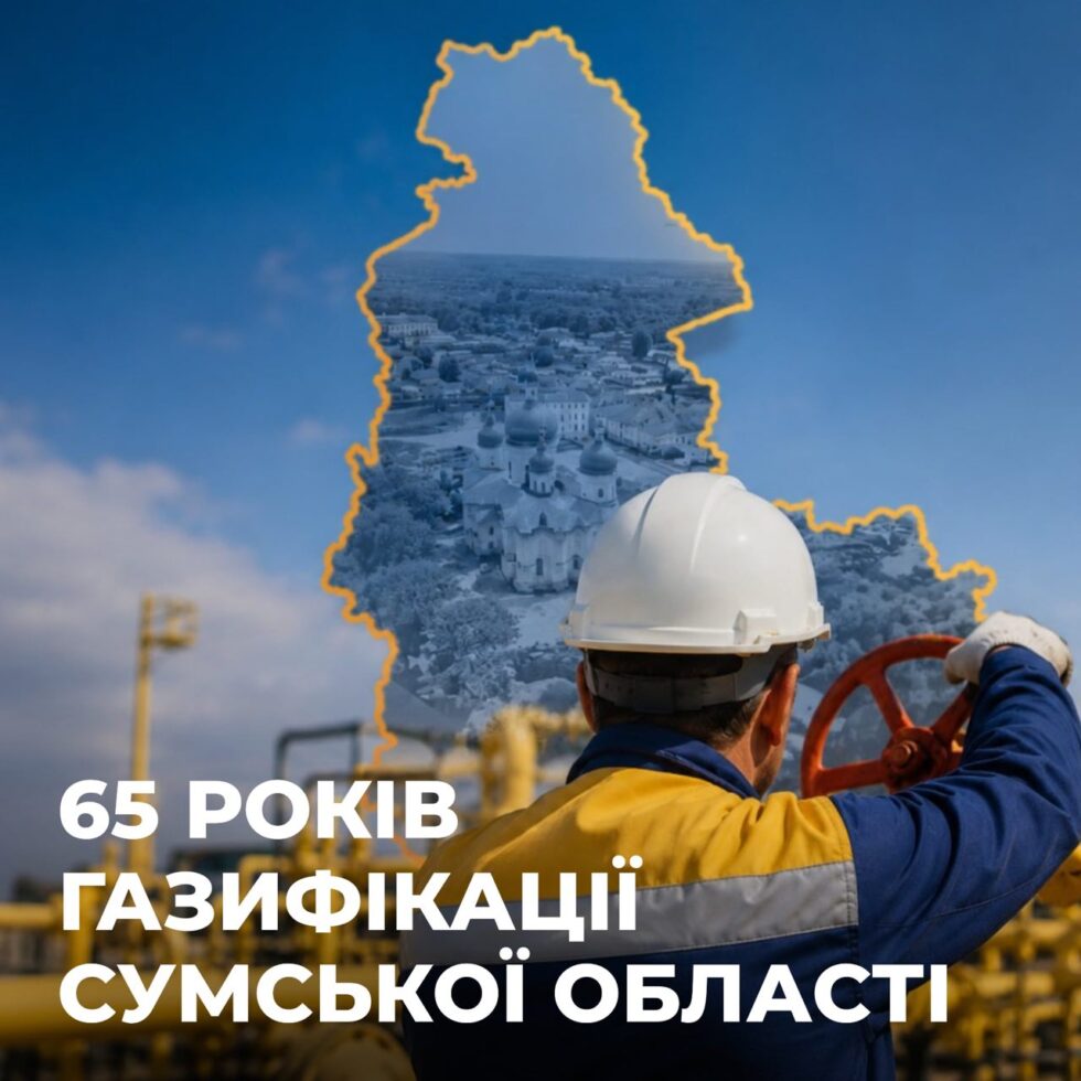 65 років газифікації Сумщини: стабільність системи залежить від відповідальності кожного …