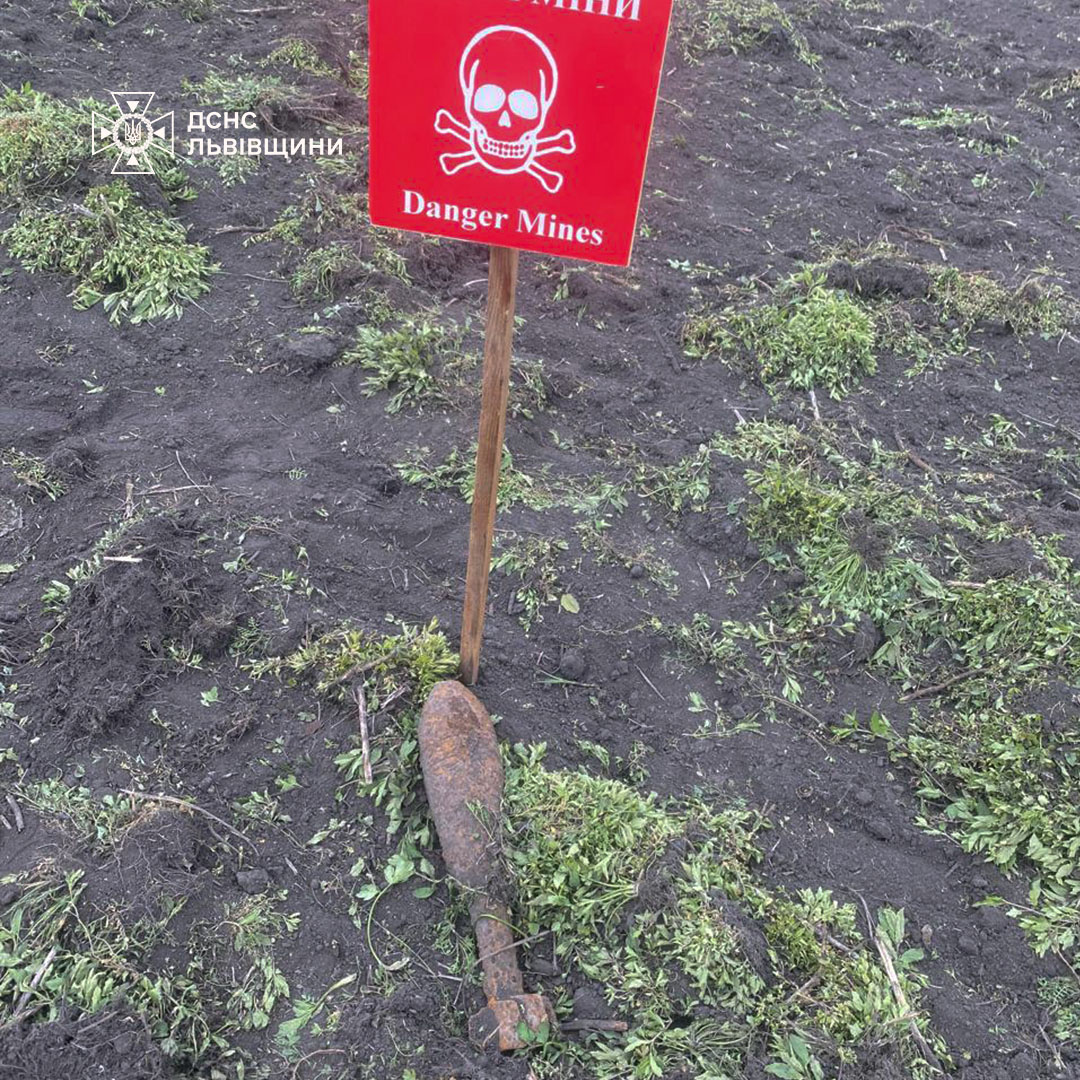 Поблизу Куровичів виявили небезпечні боєприпаси