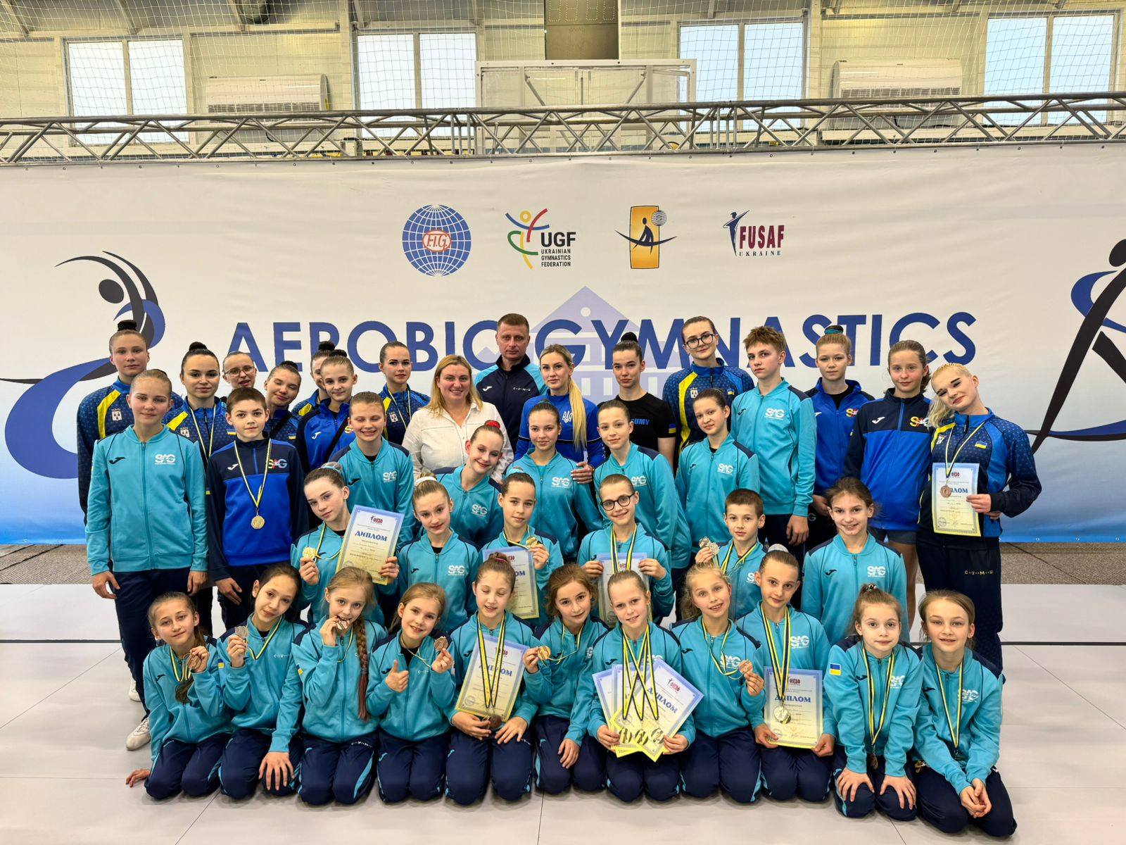 Сумські спортсмени відзначилися на чемпіонаті України зі спортивної аеробіки