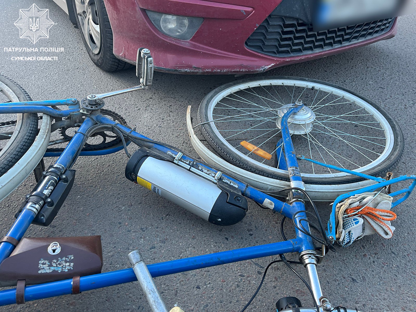 У Сумах збили велосипедиста