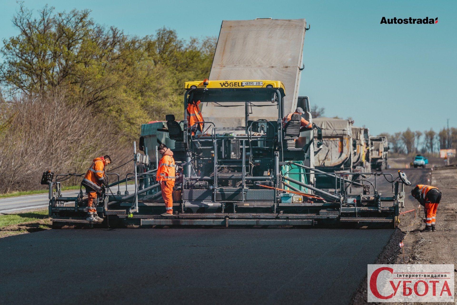 Autostrada відновлює 35 км траси М-21 біля Бердичева: рух транспорту …