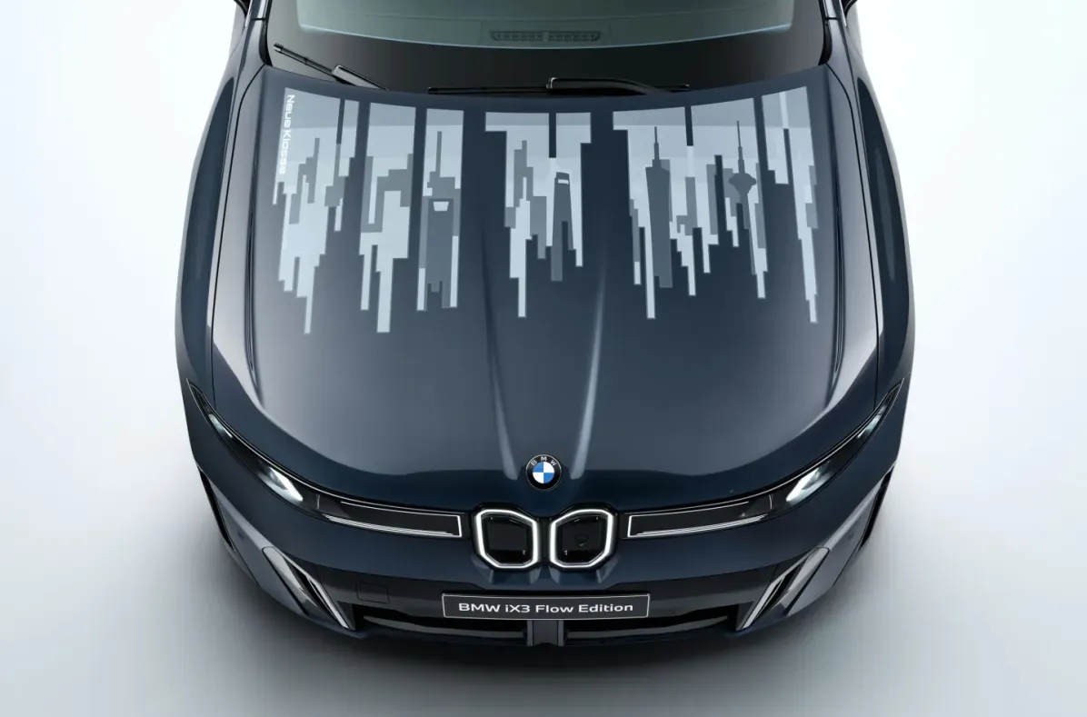 BMW презентувала iX3 Flow Edition: перший серійний автомобіль, що змінює …