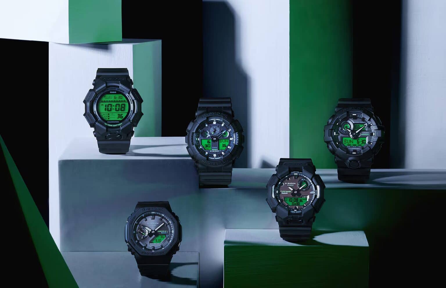 Casio випустила яскраву серію G-Shock з неоновими акцентами