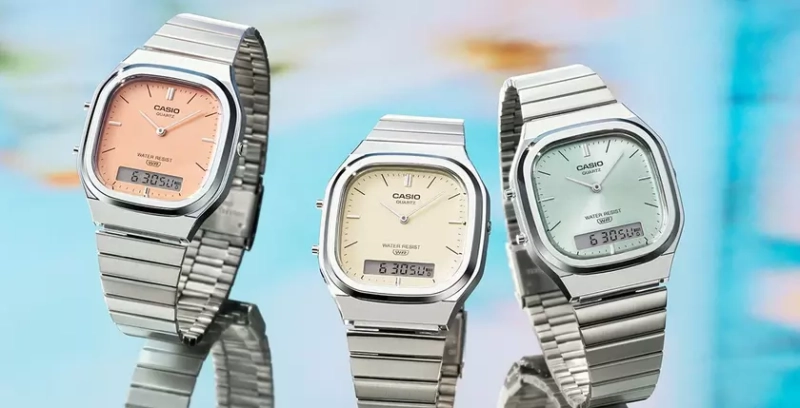 Casio представила оновлену легенду: гібридний годинник AQ-240E у стилі мінімалістичного …