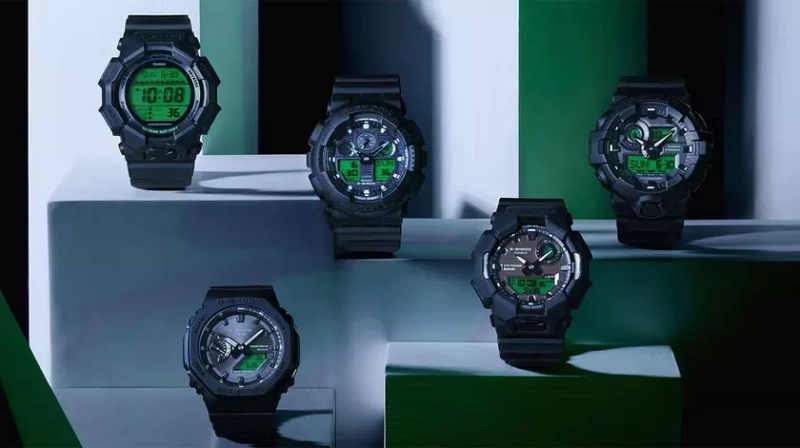 Casio G-Shock представив неонову серію: Retro Cyber ​​Green із сонячною …