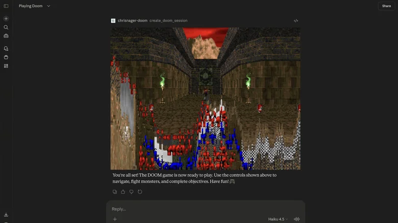 ChatGPT тепер може запускати DOOM, не виходячи з браузера