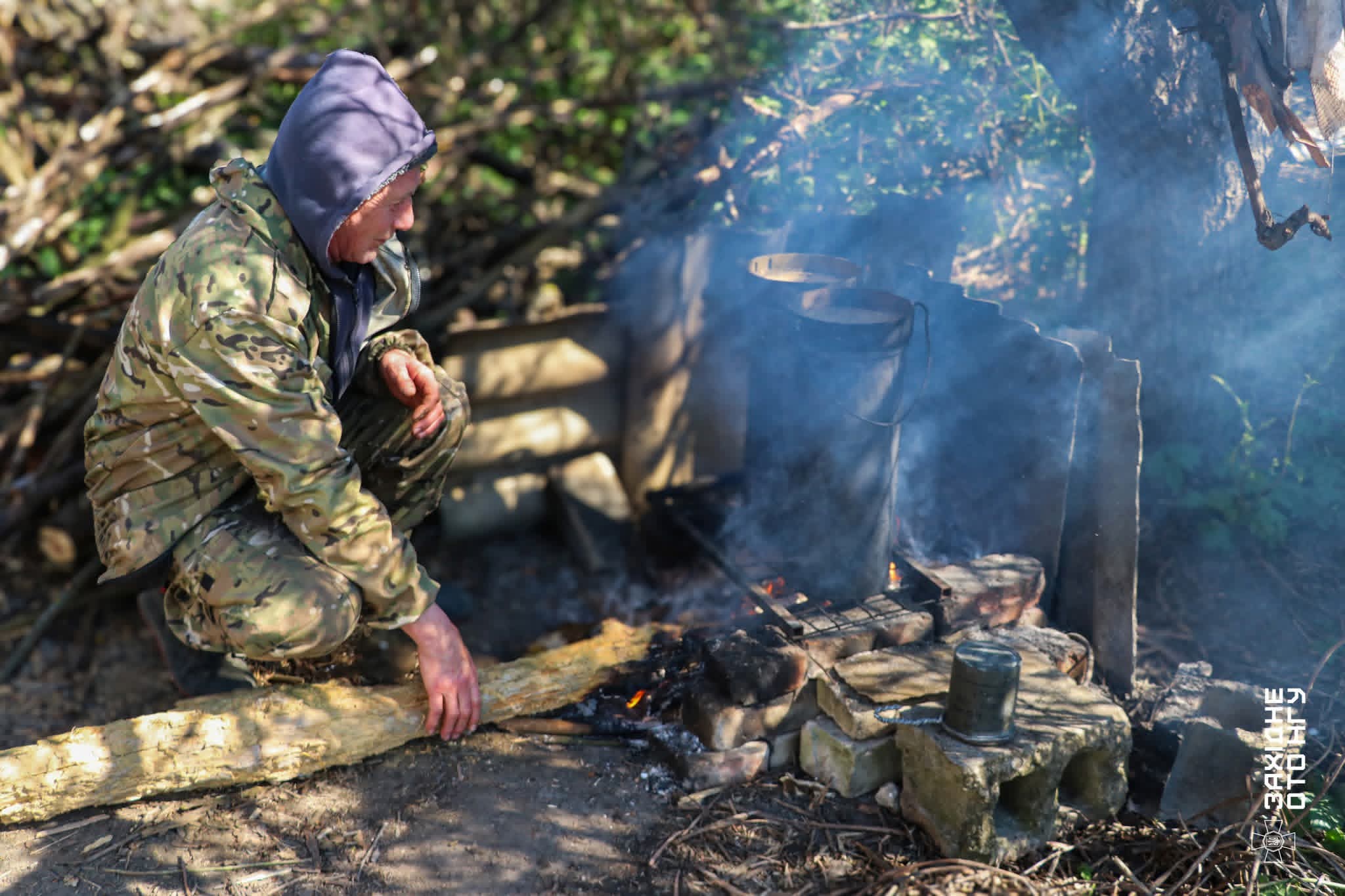 Фронтовий побут показали нацгвардійці Вінниці