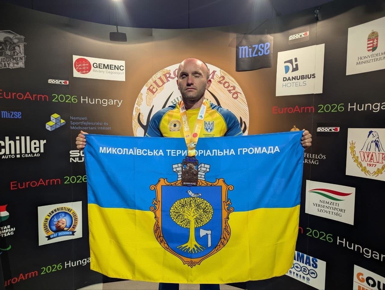 Мешканець Миколаєва здобув «бронзу» чемпіонату Європи з параармреслінгу