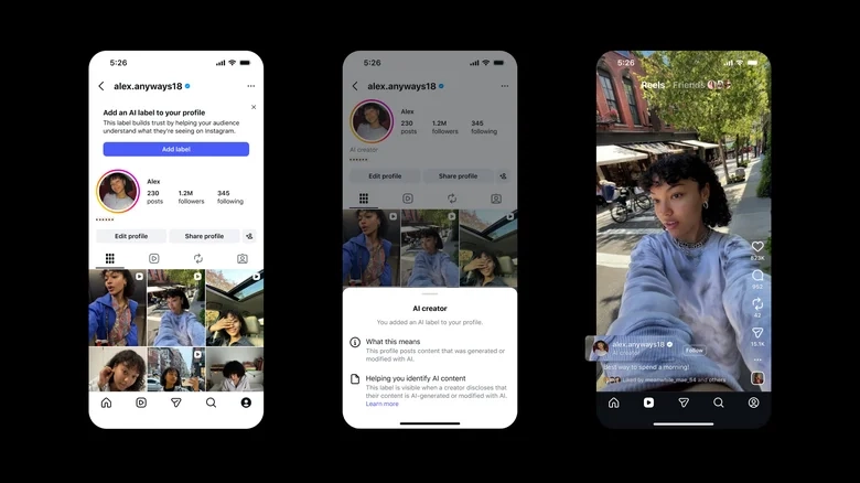 Instagram впроваджує позначення AI creator для контенту, створеного штучним інтелектом