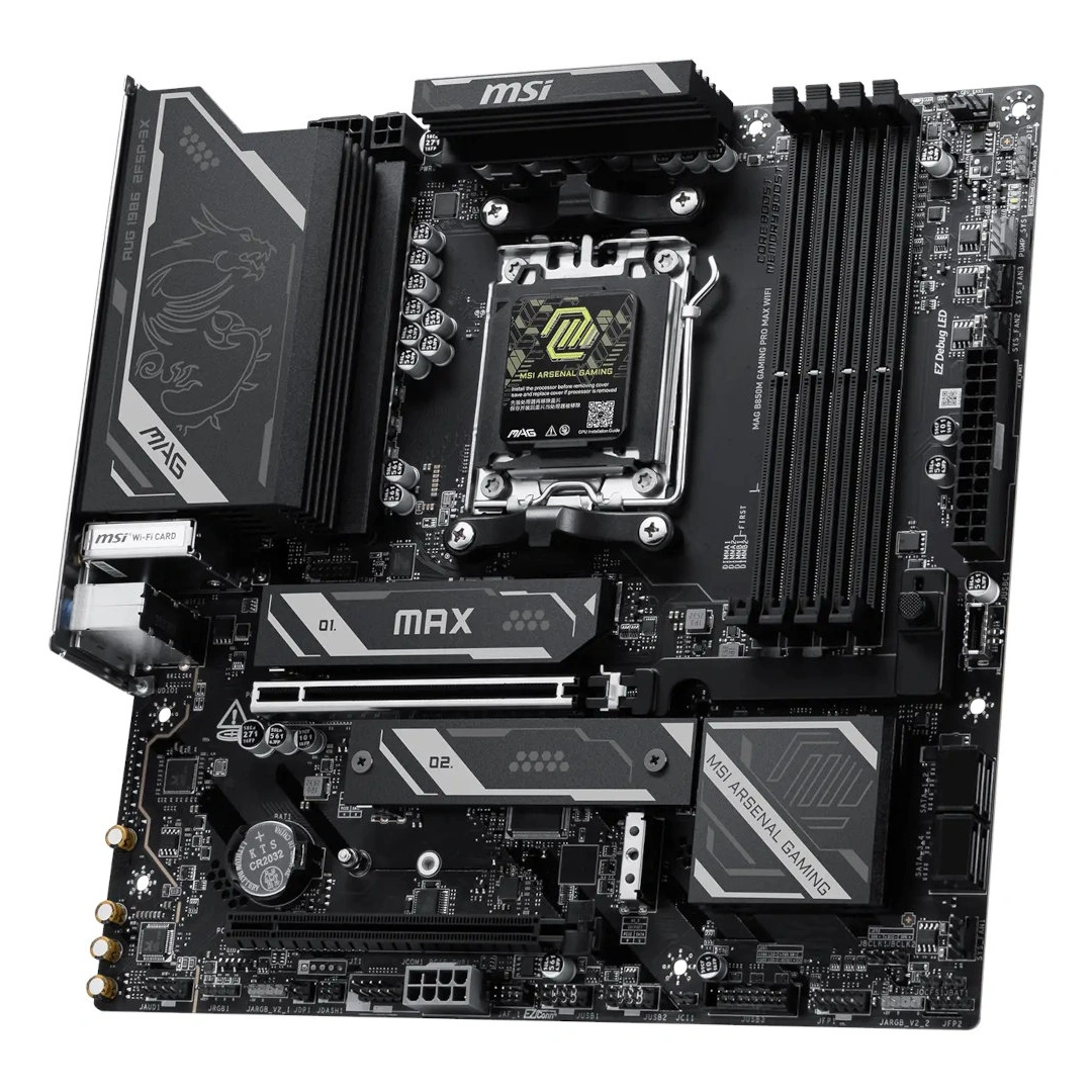 MSI випустила плату B850M Gaming Pro Max з 64 МБ …