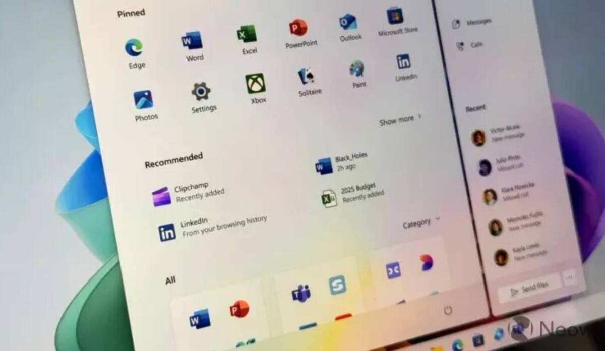 Microsoft готує велике оновлення меню «Пуск» у Windows 11