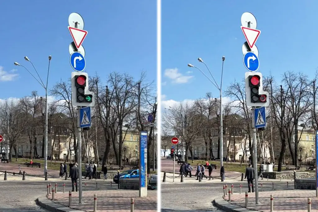 У Києві з'явився перший світлофор нового стандарту: для чого він …