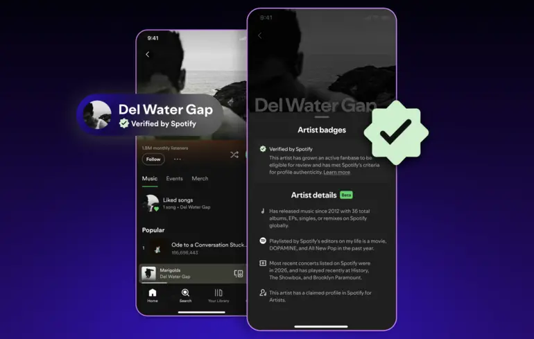 Spotify запроваджує верифікацію, щоб відрізняти справжніх артистів від ШІ