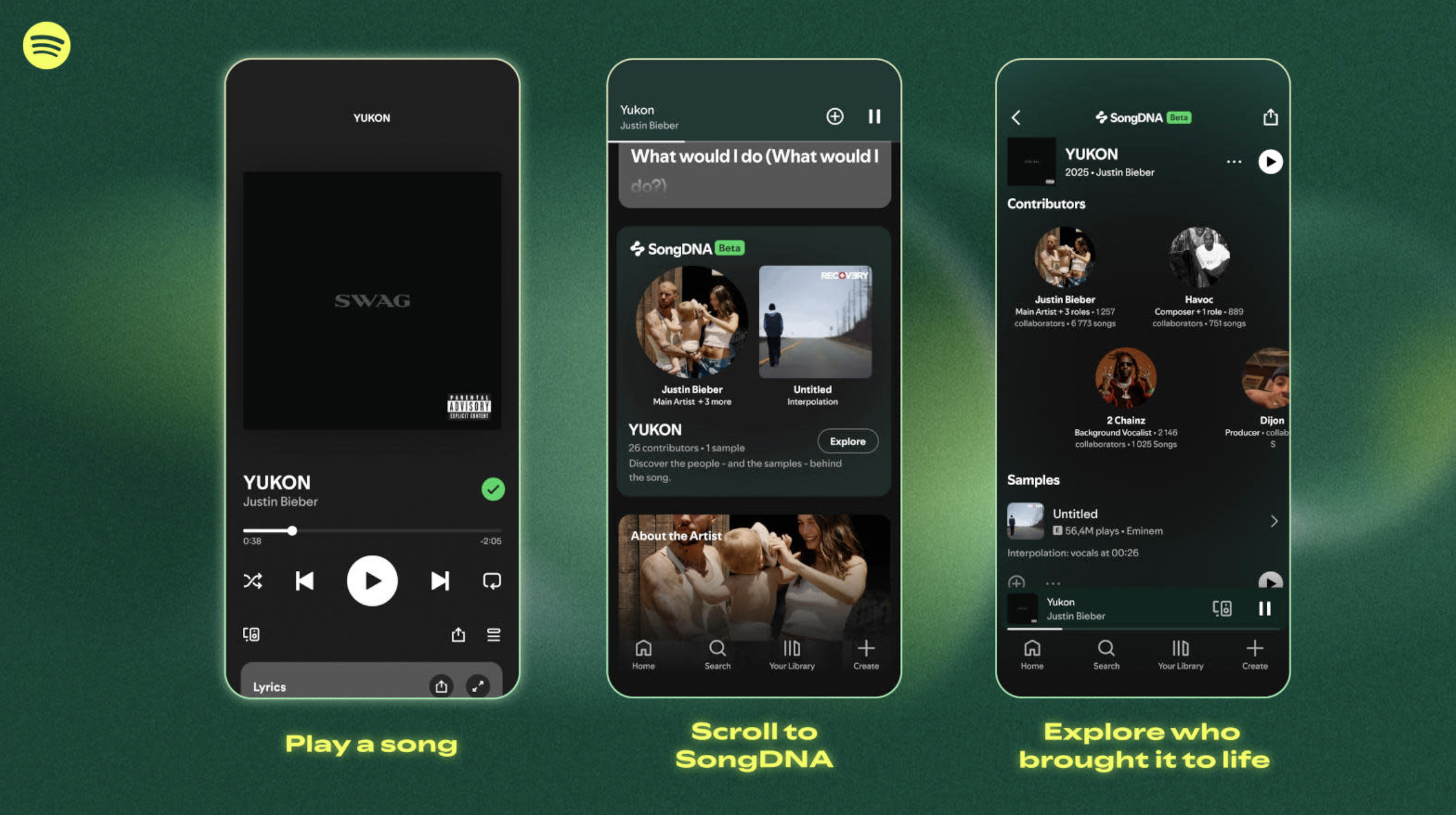 Spotify запускає SongDNA: нова функція розкриває історію створення треків