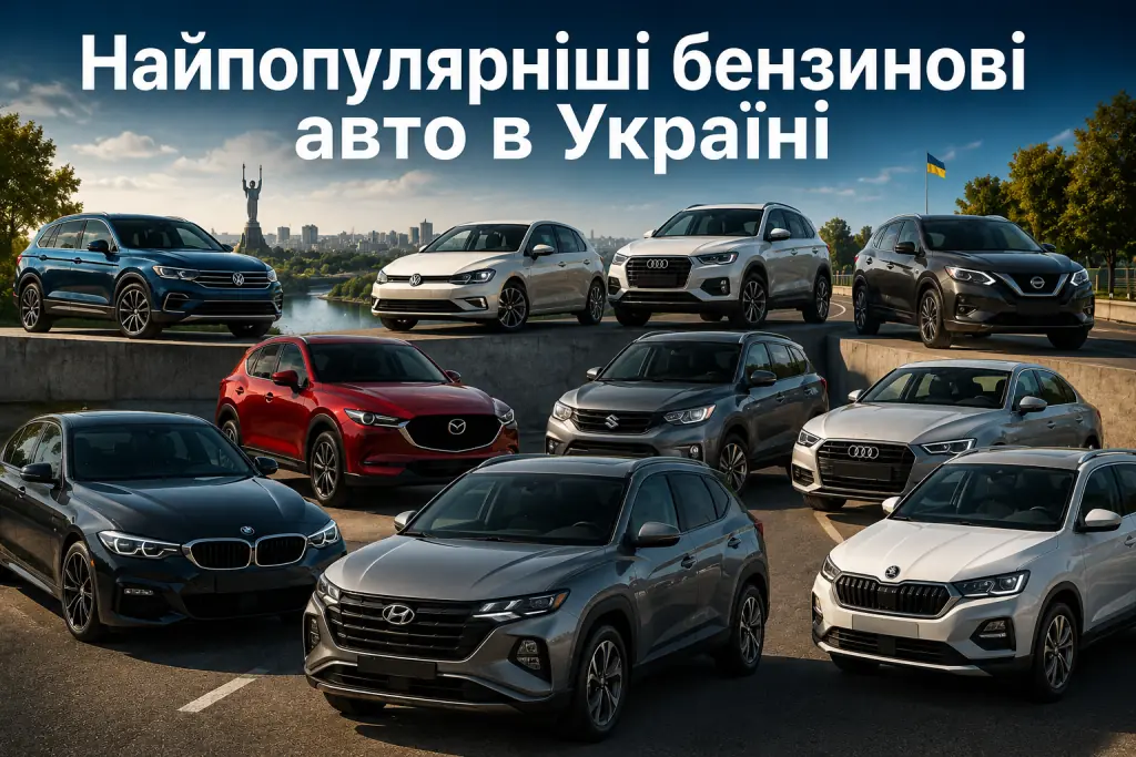 Бензинові авто знову в лідерах: найпопулярніші нові та вживані моделі …