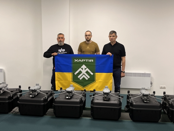 Бригада оперативного призначення «Хартія» отримала техніку від Вінниччини