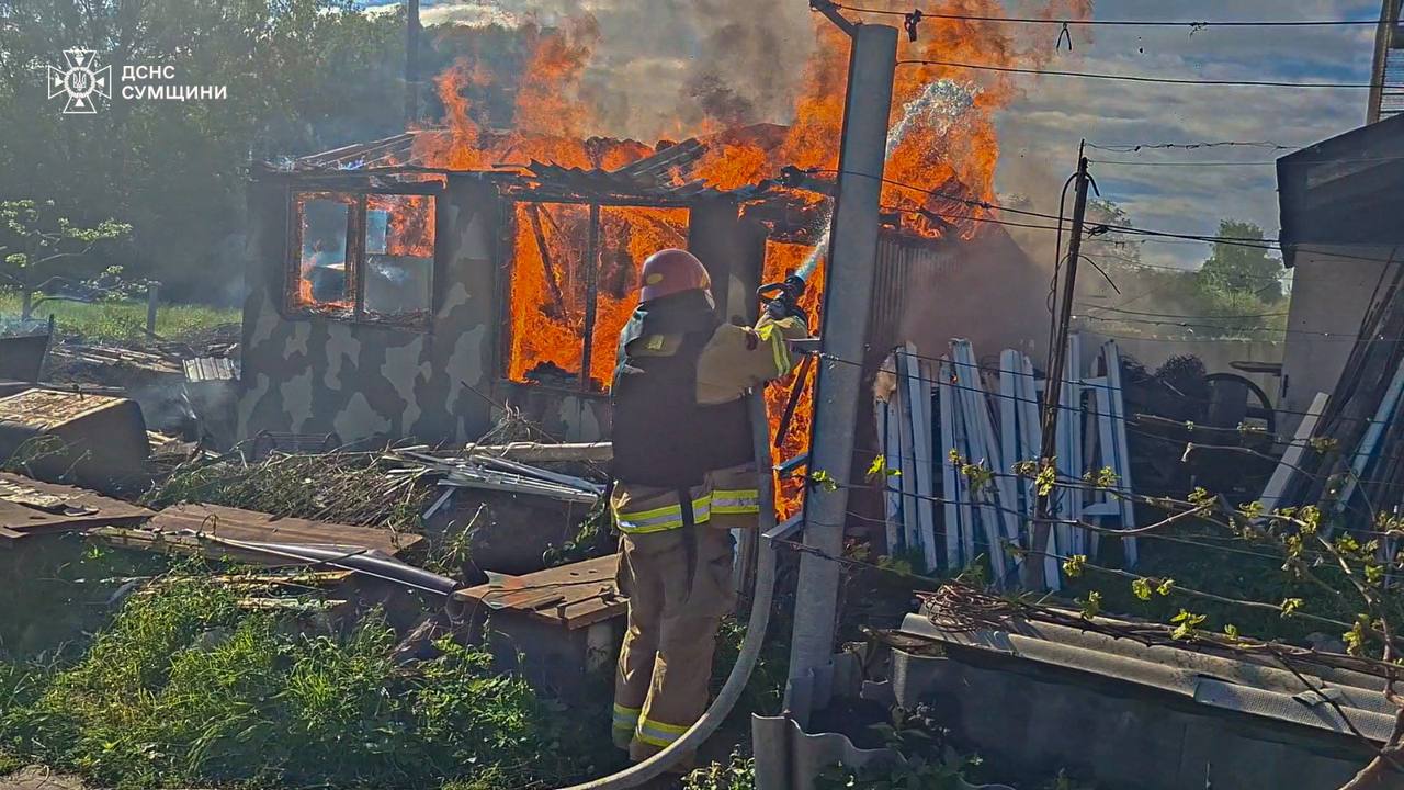 В Охтирці вогнеборці ліквідували загоряння в житловому секторі