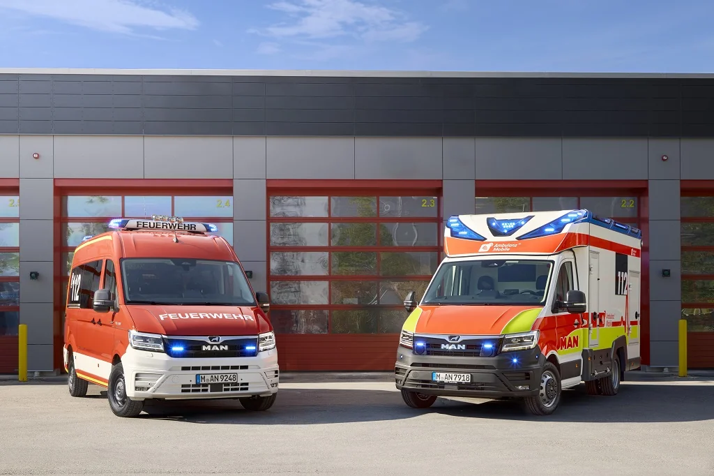 На шасі MAN TGE представили новітні аварійно-рятувальні автомобілі