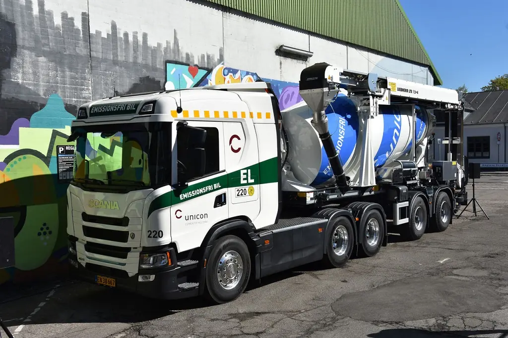 Scania та Unicon показали повністю електричне перевезення бетону в реальних …
