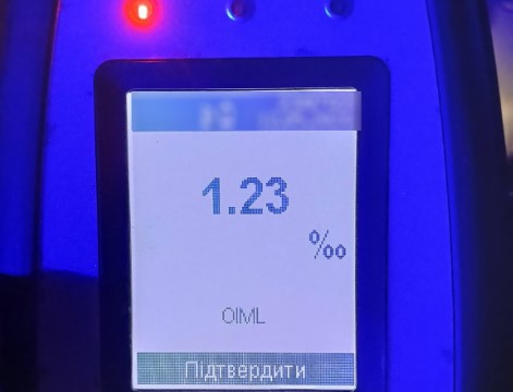 Сумські патрульні вночі зупинили п’яного водія без прав