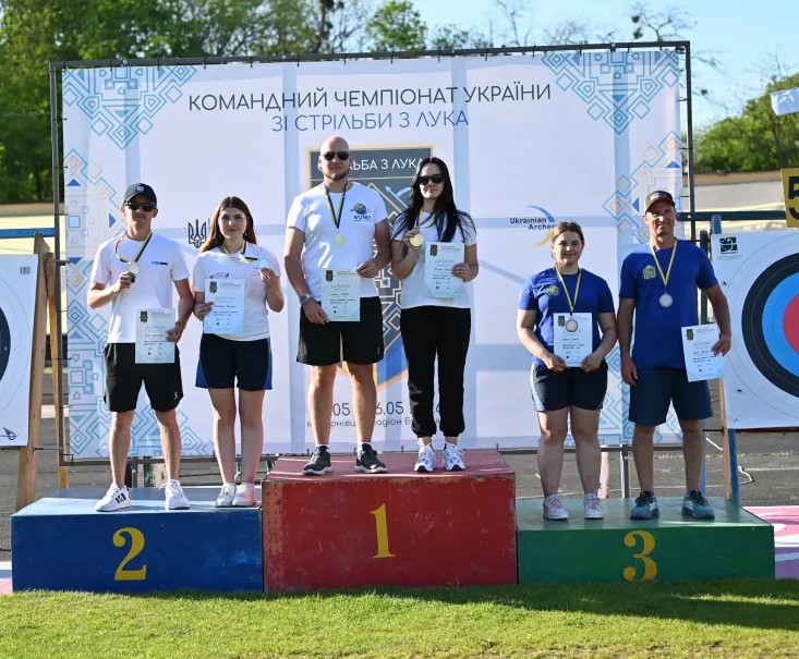 Сумські лучники відзначилися на командному чемпіонаті України