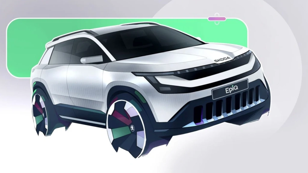 Skoda Epiq розкрив інтер’єр до дебюту: дешевий електричний SUV готується …