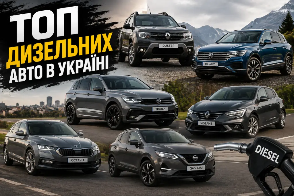 ТОП дизельних авто в Україні: лідери серед нових та імпортованих …
