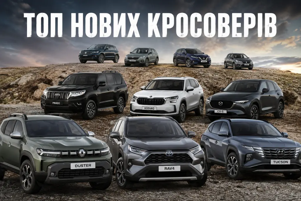 Українці масово пересідають на кросовери – названо найпопулярніші нові SUV …